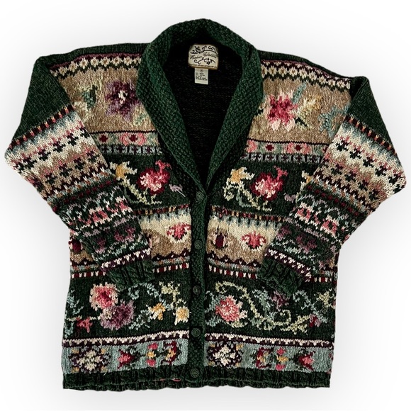 Heirloom Collectibles Sweaters - SOLD VINTAGE Cottagecore Knit Cardigan